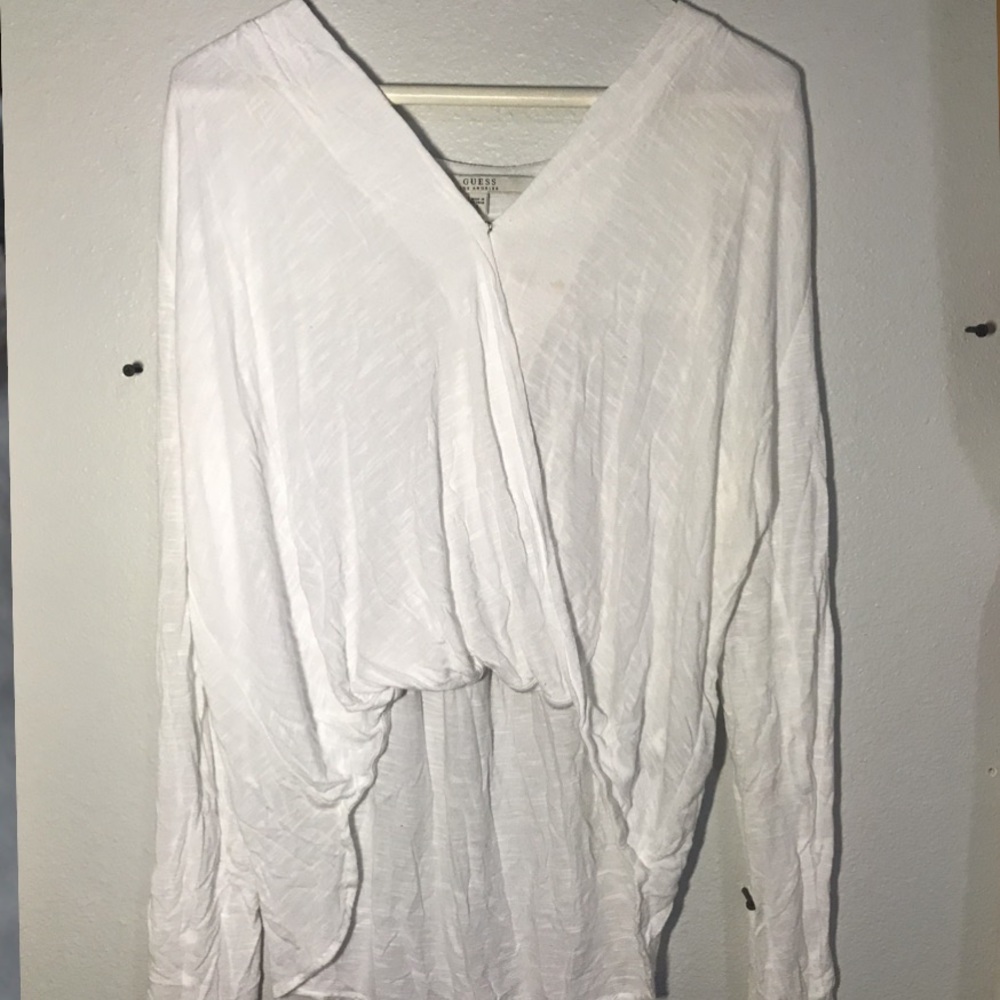 White Los Angeles Guess Blouse